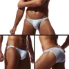 Underpants 4/10PCS Selling Sexy Mens Underwear Bulge Pouch Ice Silk Breathable Briefs Bikini Seamless Homme Panties Low Rise