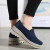 WIENJEE Lente Platform Damesschoenen Flats Sneakers Suède Dames Casual Schoenen Slip Op Flats Hakken Creepers Mocassins 231019