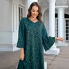 Ethnic Clothing Women's Middle Eastern Muslim Burka Dress Casual Comfortable Loose Diamond Setting Clothes for Ladies