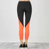 Completi da yoga Pantaloni sportivi da donna Femme Fitness Cuciture colorate Corsa da nove minuti Pantalones Elasticos Mujer