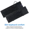 Keyboards Industrial Keyboard 88 Tangent Pouch Screen Mouse Set USB MINI och COMBO 231019