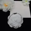 Designer armband för kvinnliga gåvor brev hänge silver charm armband mode kvinnliga armband halsband lyxsmycken för fest 2310201bf