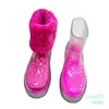 Boots designer Autumn and Winter New Transparent Film Simple Cute One Foot Socks Rain Jelly