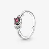 100% 925 Sterling Silver Her Beauty Rose Ring For Women Wedding Engagement Rings Fashion Jewelry Accessories277R