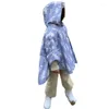 Coat Cartoon Kids Hooded Waterproof Rainwear For Boys Girls Portable Children Rain Ytterkläder