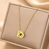 Luxo feminino presente micro pave do pingente colar 18k banhado a ouro jóias de aço inoxidável