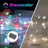 Autres fournitures de fête d'événement 10M 100 LED String Light Fil de cuivre Xmas Fairy Lights WS2812B RGB Couleur Point Control Garden Holiday 231019