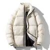 Herrarna ner parkas vinterjacka män varma puffer jackor tjocka avslappnad vadderad kappa utkläder casaco maskulina inverno abrigo hombre 231020