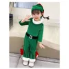 Cosplay Costumi Cosplay di Natale Bambini Baby Babbo Natale Cos Bambini Vestito di Natale Festa di Carnevale Capodanno Performance Fancy Outfit Regalo