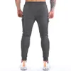 Men's Pants Grey Sports Pants Men's Muscle Fitness Cargo Pants Running Training Gym Bodybuilding Pockets Trousers Black Jogging Pants 231019