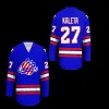 CUSTOM Custom Rochester Americans Hockey Jersey John Peterka Jack Quinn Michael Mersch Arttu Ruotsalainen Ethan Prow Brandon Biro Sean Malon