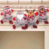 Décorations de Noël 2023 Joyeux Noël Ornements Père Noël Bonhomme de neige Elk Ours Poupée Pendentif Arbre de Noël Décorations suspendues Cadeau de Noël Noel Natal x1020