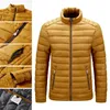 Hommes vers le bas Parkas hommes marque hiver chaud veste imperméable mode décontracté vêtements d'extérieur automne épais manteau mince 231019