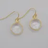 Dangle Earrings Natural Clear Crystal Stone Gem Jewelry T168