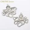 20pcs 55 57 mm 4 kolory Ald Octopus Antique Charms Brąz Metal Wisianty Urok na DIY Naszyjnik Bransoletki Biżuteria Making Handma2630