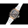 Rm021-01 SUPERCLONE Active Tourbillon Montres Tourbillon Montre-bracelet Montre de créateur Mouvement standard suisse Rm21 Titane Céramique Carbone171Montres de luxe