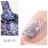 Nagellak LILYCUTE 7 ml blauwe glittergel zilver rosé goud kleurrijke pailletten semi-permanente losweken UV-kunstvernis 231020