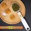 Bathroom Kitchen Scales 300g/0.1g Digital Measuring Spoons LCD Kitchen Measuring Spoon Electronic Spoon Weight Volumn Food Scale for Milk powder flour Q231020