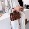 Schoudertassen PU-leer Mode Snake Mini-crossovertas Schoudertas voor dames Casual handtas met handgreep Dames Messenger Bagcatlin_fashion_bags