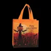 10st Halloween Nonwoven Presentväska Nougat Cookie Chocolate Candy Party Favor Väskor för barnförsörjning Shopping Pouch 220923