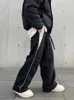 Spodnie męskie Y2K Męskie streetwear szyk cargo koreańskie harajuku swobodne spodnie spadochronowe dla kobiet dresowych sprężyny szerokie joggery nogi ubrania 231019