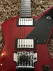 Rare Culprit Transparent Red Dimebag Darrell Electric Guitar Floyd Rose Tremolo Bridge Locking Nut Whammy Bar Humbucker Pickups Chrome Hardware