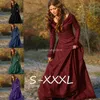 Robes décontractées Mode Fée Elfe Robe Robe Médiévale Rétro Renaissance Viking Costume Fantaisie Fête Bal Halloween Cosplay