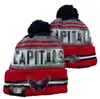 Berretti da uomo Cappelli da palla da hockey Lightning Beanie Tutte le 32 squadre Berretti con risvolto lavorato a maglia Tampa Bay Berretti a righe Lana laterale Calda USA College Sport Cappelli lavorati a maglia Berretti da donna