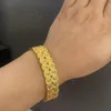 Brazalete 1 Uds. Pulseras de Color dorado etíopes de Oriente Medio brazaletes de Dubái para mujeres joyería de boda regalos africanos 231020