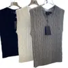 Ralphs Designer Sweter Laurens Women American Year Summer Thin dzianin kamizelka dla kobiet w stylu klasyczna moda 6668