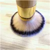 Makeup borstar Buffert Airbrush Finish Bamboo Foundation Brush - Tät mjuk syntetisk hår Felfri Finish Beauty Cosmetics till DHO5W