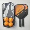 Raquetas de Squash Pickleball, juego de raquetas de tenis para adultos y niños, deportes al aire libre, bolsa protectora de pelota gratis para playa 231020