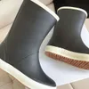 Platform Rain Boots Designer Boots Rubber Knee Boot Luxury Rainboots Water Shoes Rain Shoes Knee-high Waterproof Casual Style Waterproof Welly Boot NO431