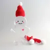 20 pezzi Mini Beanie Regali Sciarpa di Natale Tè al latte Decorazione della festa di Natale Maglieria Lana Miniatura Bambino Fai da te Forniture artigianali Cappello 230920