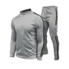 Men's Tracksuits Spring And Autumn Men's Clothing Mens Fashion Trends Simple Durable And Washable Two-piece Set For Gym Track Sweat Suit 231021