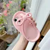 Cell Phone Cases Cute flip-flops pink 3D Case For iphone 14 13 12 Mini 11 Pro XS Max XR X SE20 6S 6 7 8 Plus Plain Soft silicone kids Cover 231021