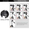 Tripods Zomei Q111 Profesyonel Taşınabilir Seyahat Alüminyum Kamera Tripod Pan Kafası SLR DSLR Dijital Kamera Üç Renk 231020