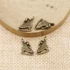 Charms Veelkleurig 360 Stuks Antiek Zilver Brons Plated Skate Hanger 12X10MM DIY Sieraden Maken B15312