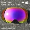 Skibril COPOZZ 2181 Magnetische vervangingslens voor skibril Anticondens UV400 Sferische skibril Snowboardbril Alleen lens 231021