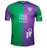 23/24 CF Málaga Camisas de futebol 2023 2024 Away JUANPI Luis Munoz Febas ADRIAN Burgos Casas Juankar Camiseta de Futbol Juande Febas Uniformes Homens Camisas de futebol