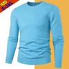 Herrtröjor Bomullströja Män Pullover Autumn Basic Slim Sweater Jersey Male Knitwear Spring Jumper Topps Boy Man Sweatshirt Plus Size S-4XL 231021