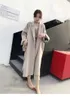 Женское полушерстяное пальто 2023, осень и зима, корейская версия, свободное длинное шерстяное пальто Academy Wind Mori Department, женское 231020