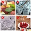 Vorken Vorken 20 stuks roestvrij staal herbruikbare fruitvork taart snack dessert salade bestek tweetandenset keukengereedschap 13 cm huistuinset Dht8A