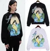 New Fashion Clothing Mythological mermaid printed round collar hoodie