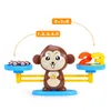 Blocos montessori matemática brinquedo macaco equilíbrio bebê jogos educativos número aprendizagem brinquedos material de ensino 231021 melhor qualidade