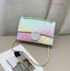 Mujeres de cuero real Mujeres Luxurys Diseñadores Bolsas de moda Bolsos de hombro CCS Bolso de la cadena de mensajería Moldia Flap Crossbody Lady Clutch 2023