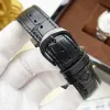 2023 orologi da uomo Grande volano Cinque punti Orologio meccanico automatico da 42 mm Orologio da polso di moda con fasi lunari di alta qualità Cinturino in pelle di marca di lusso superiore