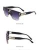 Nouvelles lunettes de soleil de créateur pour hommes, lunettes de soleil de conduite à grande monture, lunettes de soleil de styliste rétro tendance