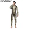 Vrouwen Mannen Animal Snake Skin Patroon 3D Print Sexy Jumpsuit Cosplay Kostuums Skinny Party Bodysuit Monos Mujer