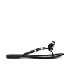 Lyxdesigner toffel man sandal platt gelé stud kvinna sko nit thong gummi glid flip flop märke glider nyaste sandaler sommarstrandskor